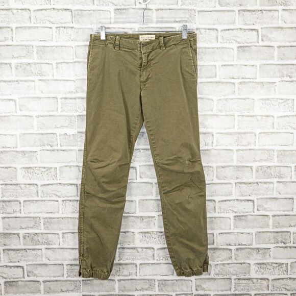 NILI LOTAN French Military Ankle Zip Pants olive green size 2 - Picture 1 of 12